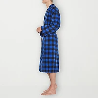 Residence Mens-Big Fleece Kimono Robe Long Sleeve Length