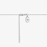 Disney Jewels Collection Womens Sterling Silver 18 Inch Pendant Necklace