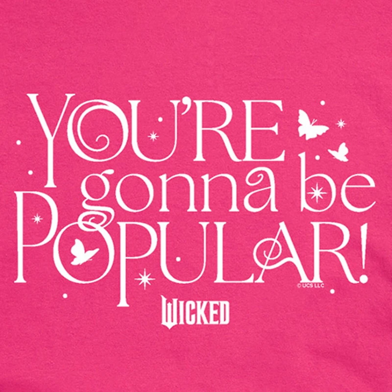 Movie Glinda Tee Womens Juniors Crew Neck Short Sleeve Regular Fit Wicked Graphic T-Shirt