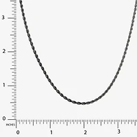 Mens Stainless Steel 24 Inch Rope Chain Necklace