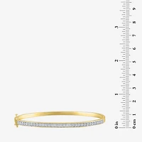 Diamond Addiction (G-H / I1-I2) Womens 2-pc. 1/10 CT. T.W. White Diamond 14K Gold Over Silver Sterling Silver Bracelet Set