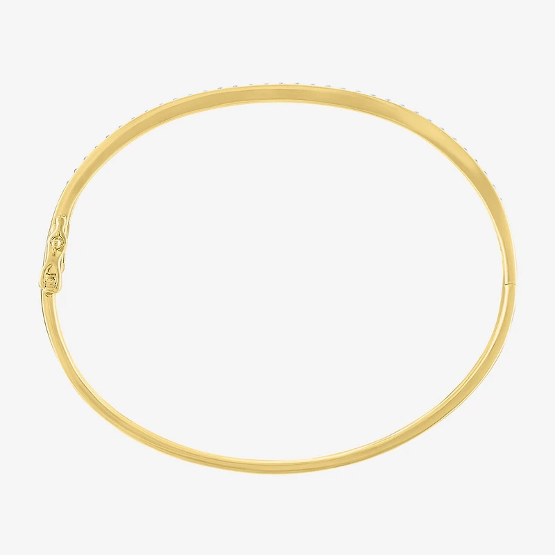 Diamond Addiction (G-H / I1-I2) Womens 2-pc. 1/10 CT. T.W. White Diamond 14K Gold Over Silver Sterling Silver Bracelet Set