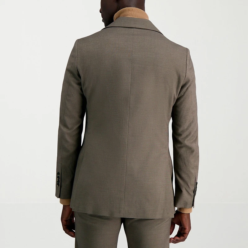 Haggar JMH Tailored Prominent Twill Mens Stretch Fabric Modern Fit Suit Jacket