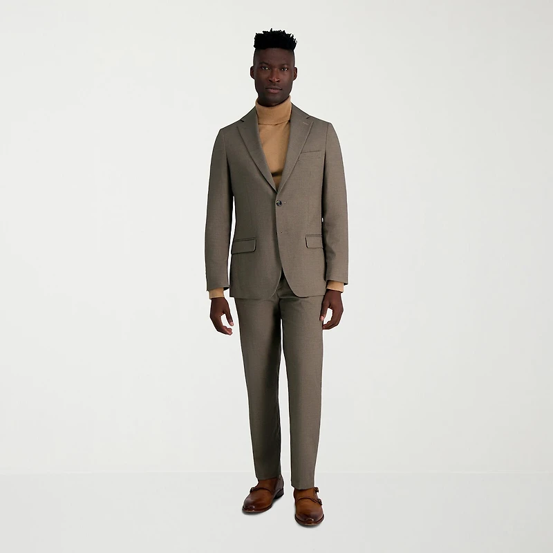 Haggar JMH Tailored Prominent Twill Mens Stretch Fabric Modern Fit Flat Front Suit Pant