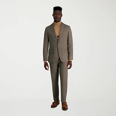 Haggar JMH Tailored Prominent Twill Mens STRETCH FABRIC Modern Fit Flat Front Suit Pant