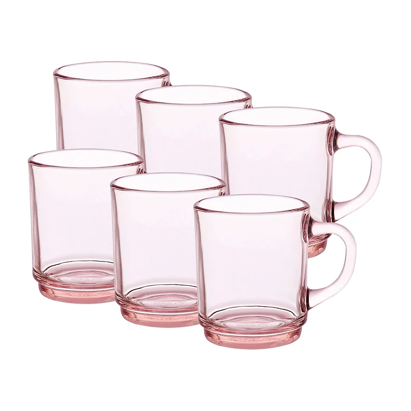 Duralex Versailles 6-pc. 8oz. Coffee Mug Set