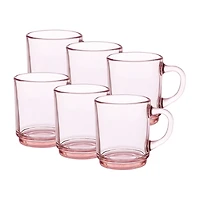 Duralex Versailles 6-pc. 8oz. Coffee Mug Set