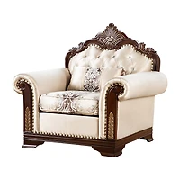 Furniture of America™ Dulupen Tufted Upholstered Wingback Chair