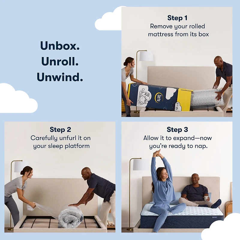 Serta Classic™ 12" Medium Hybrid - Mattress a Box