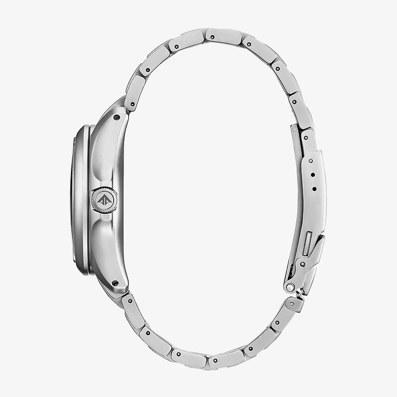 Citizen Promaster Land Mens Silver Tone Bracelet Watch Bn0241-59h