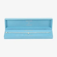 Sparkle Allure Halo Womens Cubic Zirconia Pure Silver Over Brass Heart 7.5 Inch Tennis Bracelet
