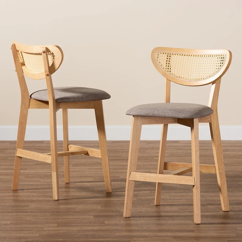 Dannell 2-pc. Counter Height Bar Stool
