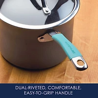 Rachael Ray 3 Qt Hard Anodized 2-pc. Sauce Pan