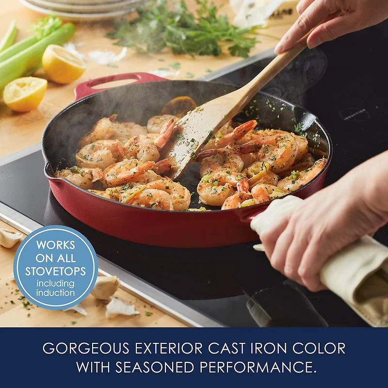 Rachael Ray NITRO Cast Iron 12" Skillet
