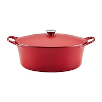 Rachael Ray NITRO Cast Iron 6.5-qt. Dutch Oven with Lid