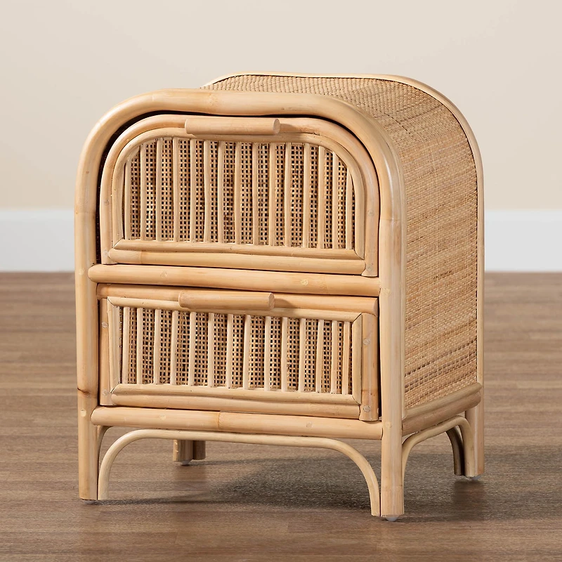 Adrika 2-Drawer Nightstand