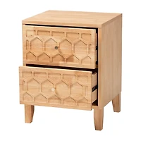 Hosea 2-Drawer Nightstand