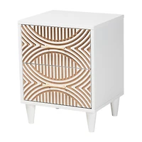 Louetta 2-Drawer Nightstand