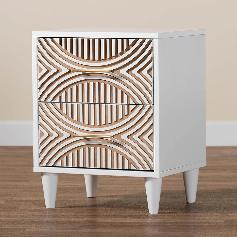 Louetta 2-Drawer Nightstand