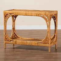 Ramona Rattan Console Table