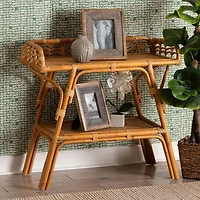 Nayana Rattan Console Table