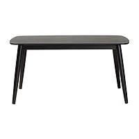 Flora Rectangular Wood-Top Dining Table