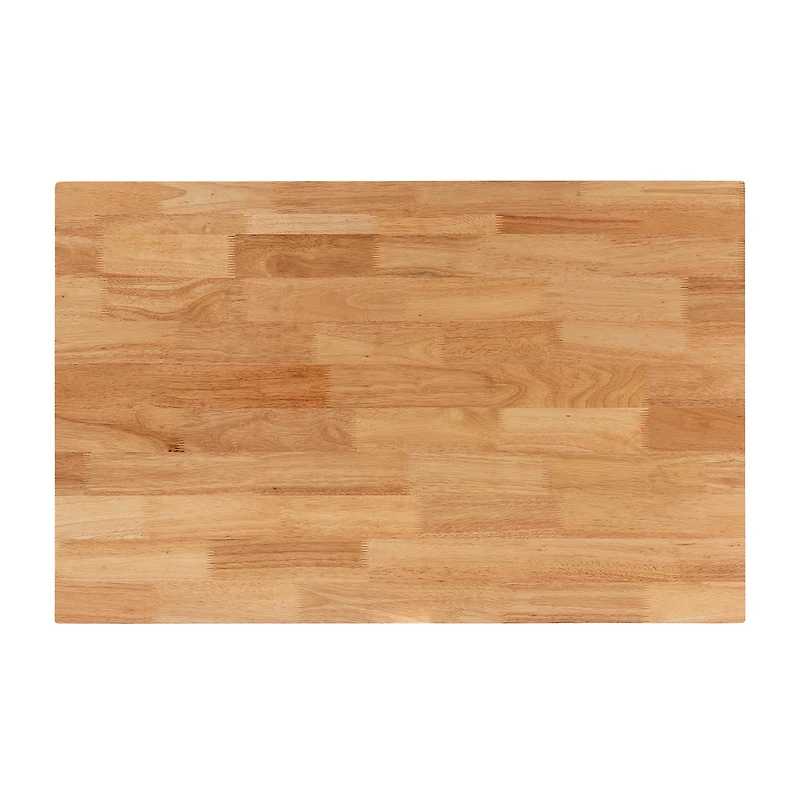 Eveline Rectangular Wood-Top Dining Table