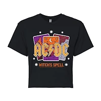 Womens Crew Neck Short Sleeve Regular Fit AC/DC Graphic T-Shirt