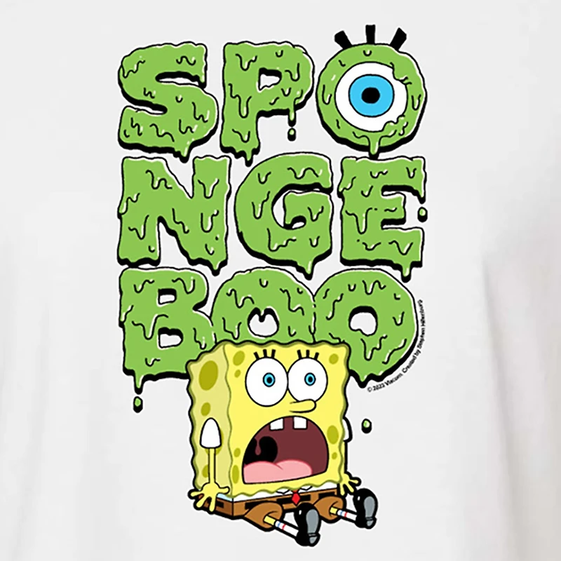 Womens Crew Neck Short Sleeve Regular Fit Spongebob Graphic T-Shirt