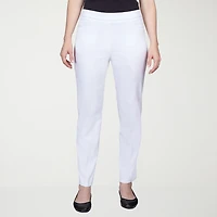 Alfred Dunner Classics Womens Slim Pull-On Pant