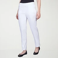 Alfred Dunner Classics Womens Slim Pull-On Pant