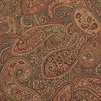 ProLounger Anna Traditional Roll-Arm Push Back Recliner in Multi-Burgundy Paisley with Nailheads