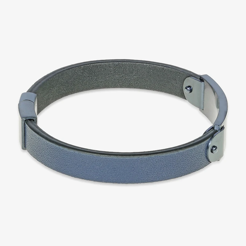 Mens Stainless Steel 8 1/2 Inch Solid Id Bracelet