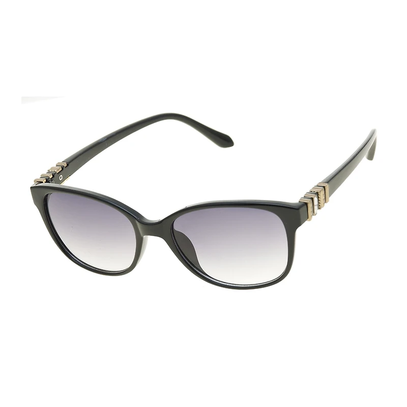 Mixit Petite Soft With Temple Embellishment Womens UV Protection Sunglasses