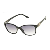 Mixit Petite Soft With Temple Embellishment Womens UV Protection Sunglasses