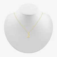 Krishna Flute Womens Diamond Accent Natural White Diamond 14K Gold 18 Inch Pendant Necklace