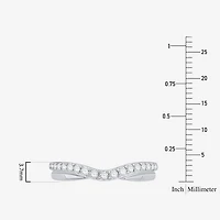 1/4 CT.T.W. Natural Diamond 10K or 14K Gold Curved Wedding Band