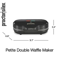 Proctor Silex Double Petite Waffle Maker