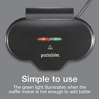 Proctor Silex Double Petite Waffle Maker