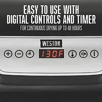 Weston 10 Tray Digital Food Dehydrator