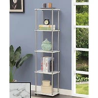 Convenience Concepts Designs2go No Tools 4-Shelf Standard Bookshelf