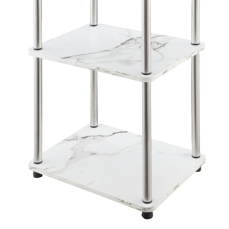 Convenience Concepts Designs2go No Tools 4-Shelf Standard Bookshelf