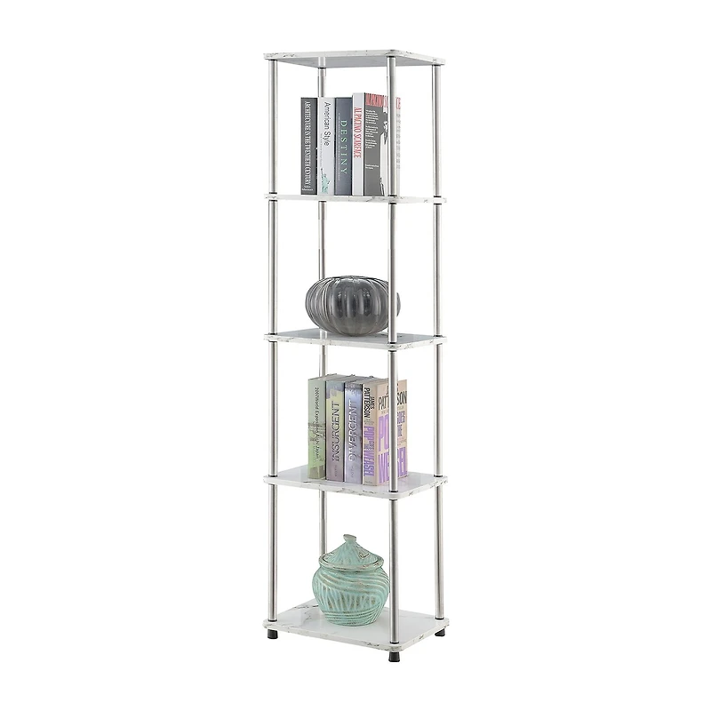 Convenience Concepts Designs2go No Tools 4-Shelf Standard Bookshelf