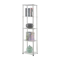 Convenience Concepts Designs2go No Tools 4-Shelf Standard Bookshelf