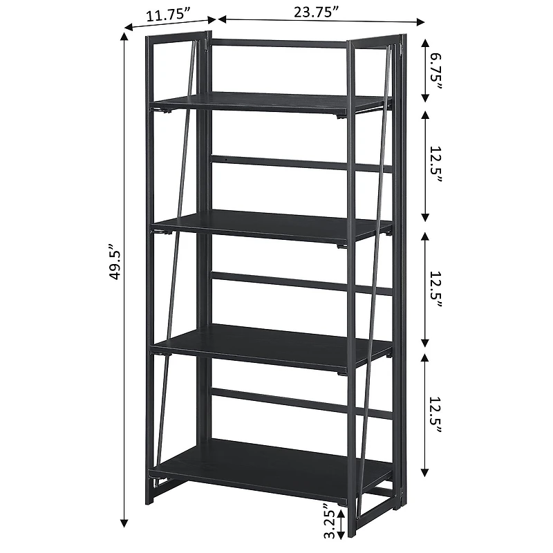 Convenience Concepts Xtra 4-Shelf Standard Bookshelf