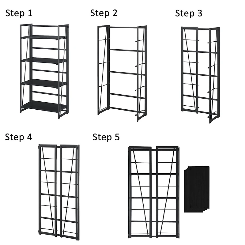 Convenience Concepts Xtra 4-Shelf Standard Bookshelf