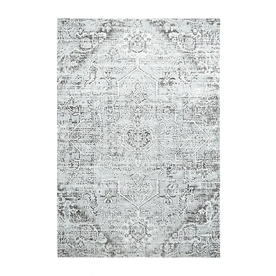 Nicole Miller Patio Sofia Fleur Medallion Loomed Rectangular Outdoor Area Rug