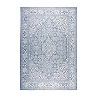 Nicole Miller Patio Country Dahlia Medallion Loomed Rectangular Outdoor Area Rug