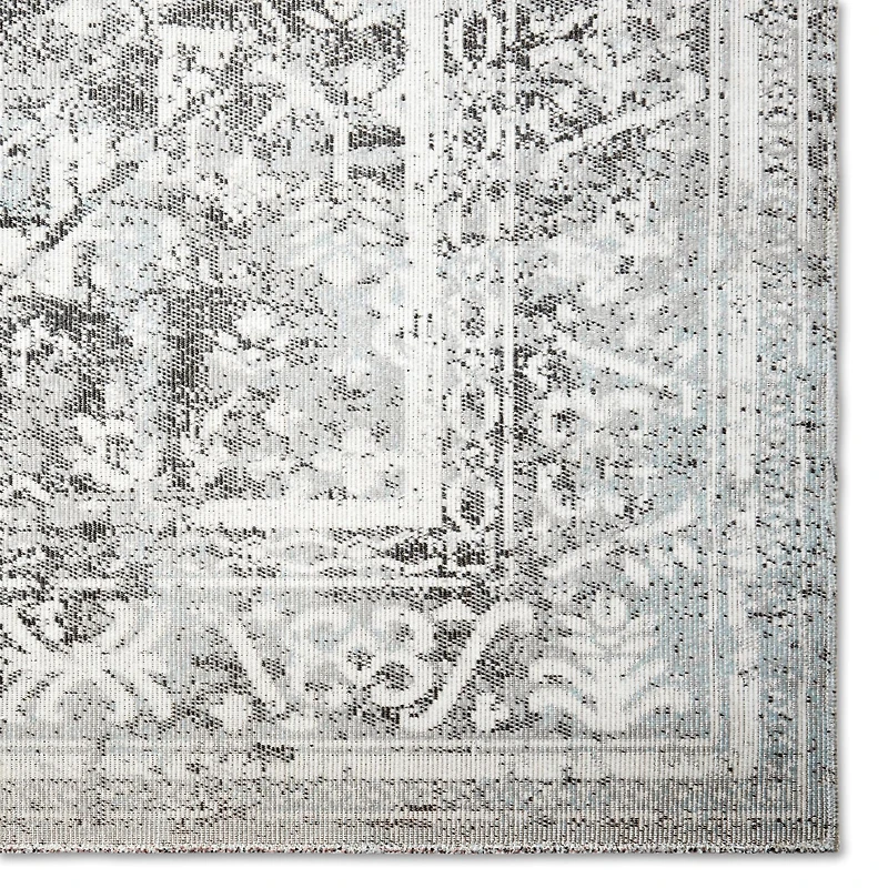 Nicole Miller Patio Sofia Ivy Border Loomed Rectangular Outdoor Area Rug