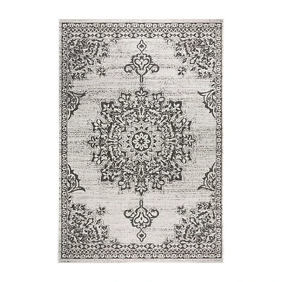 Nicole Miller Patio Country Azalea Medallion Loomed Rectangular Outdoor Area Rug